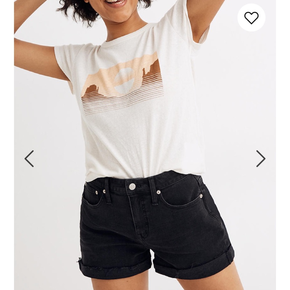 ISO Madewell Curvy High Rise Denim Shorts